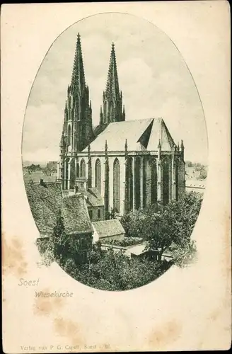 Ak Soest in Westfalen, Wiesekirche