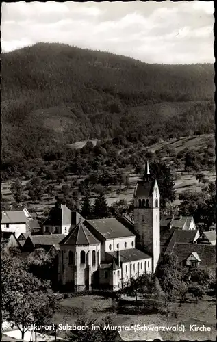 Ak Sulzbach Gaggenau im Murgtal, Kirche