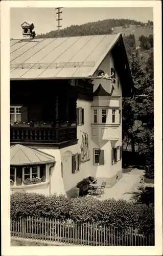 Foto Ak Schliersee in Oberbayern, Blick auf ein Wohnhaus