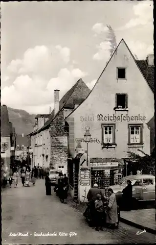 Ak Kröv an der Mosel, Hotel Reichsschenke Ritter Götz