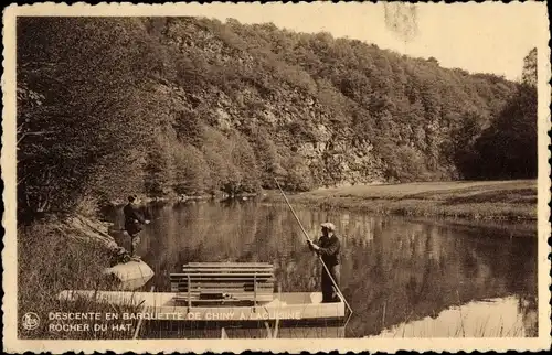 Ak Lacuisine Wallonien Luxemburg, Rocher du Hat, Wasserpartie