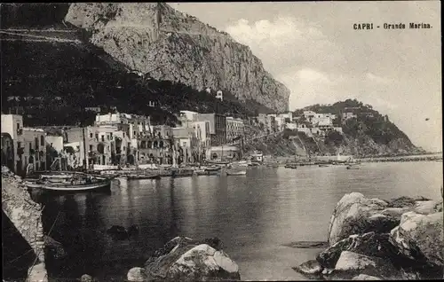 Ak Capri Neapel Campania, Grande Marina