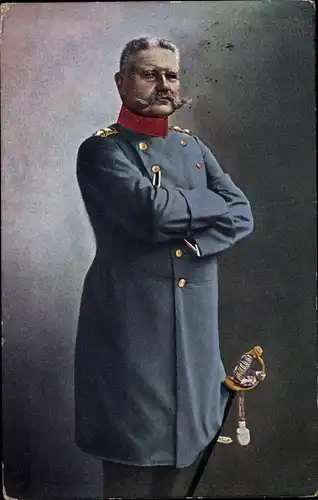 Ak Generalfeldmarschall Paul von Hindenburg, Portrait