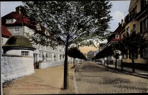 Ak Frankenthal in der Pfalz, Märchenstraße, Schillerschule