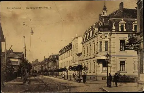 Ak Saarbrücken im Saarland, Hohenzollernstraße