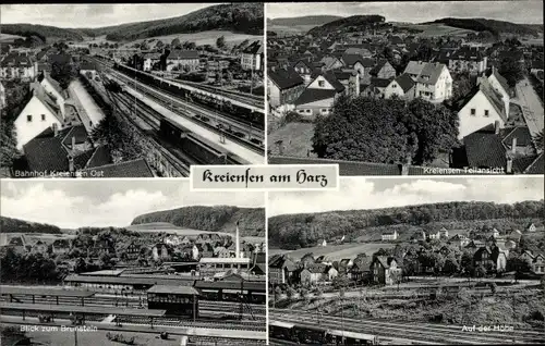 Ak Kreiensen Einbeck, Teilansicht, Bahnhof, Auf der Höhe