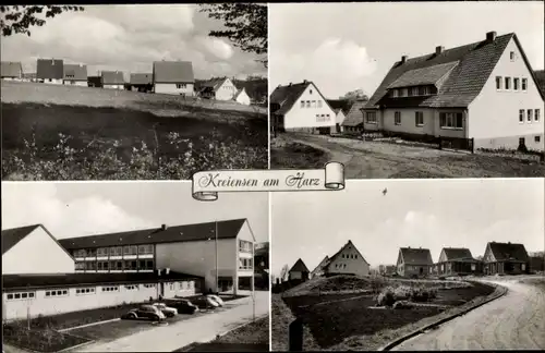 Ak Kreiensen Einbeck, Siedlung am Brunstein und die neue Schule