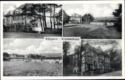 Ak Köppern Friedrichsdorf Taunus, Krankenhaus