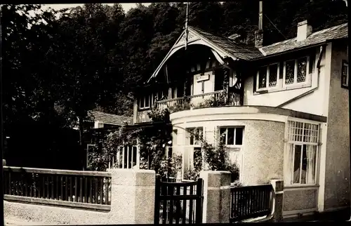 Foto Ak Schwarzburg in Thüringen, Haus Himmelreich