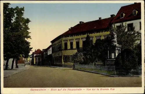 Ak Germersheim in Rheinland Pfalz, Hauptstraße
