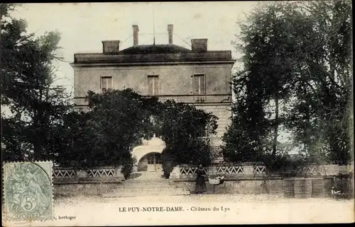 Ak Le Puy Notre Dame Maine et Loire, Chateau du Lys