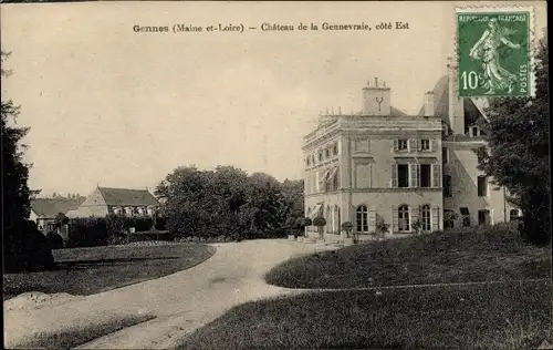 Ak Gennes Maine et Loire, Chateau de la Gennevraie