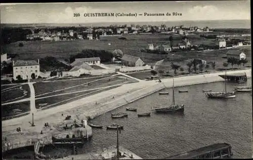 Ak Ouistreham Riva Bella Calvados, Panorama de Riva
