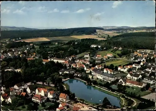 Ak Bad Meinberg am Teutoburger Wald, Panorama, Fliegeraufnahme