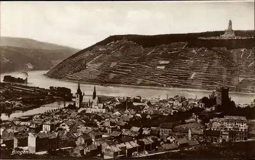 Ak Bingen am Rhein, Gesamtansicht