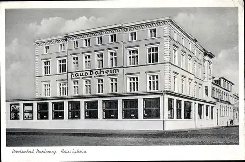 Ak Norderney in Ostfriesland, Haus Daheim, Kaiserstraße 24