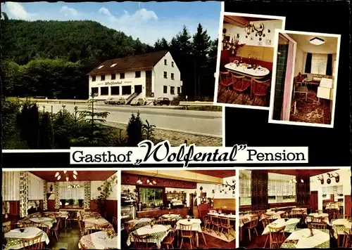 Ak Bad Dürkheim am Pfälzerwald, Gasthof Wolfental, Jägertal 14