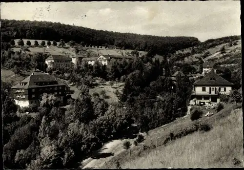 Ak Bad Mergentheim in Tauberfranken, Häuser Olga, Taubertal, Hubertus und Maria