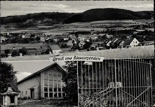 Ak Schwarzerden Freisen im Saarland, Panorama, Gebäude, Grotte