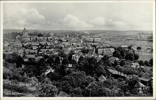 Ak Simmern im Hunsrück, Gesamtansicht