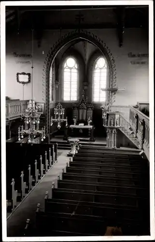 Foto Ak Norderney in Ostfriesland, Kircheninneres