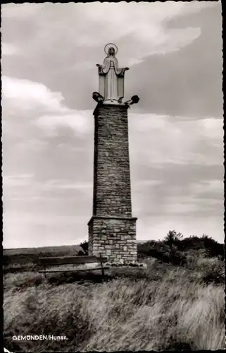 Ak Gemünden im Hunsrück, Mariensäule