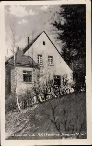 Ak Kipsdorf Altenberg im Erzgebirge, Blick auf das FDGB Ferienheim Margarete Walter, Sonnenhäusel