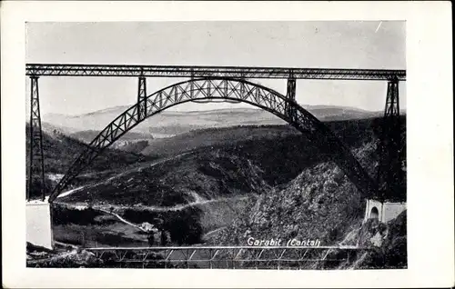 Ak Ruynes en Margeride Cantal, Garabit Viadukt