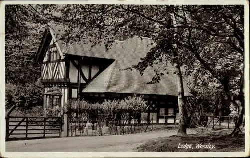 Ak Worsley Manchester England, Lodge