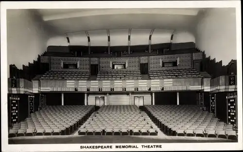 Ak Stratford upon Avon Warwickshire England, Shakespeare Memorial Theatre