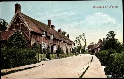 Ak Ashow Warwickshire England, Cottages