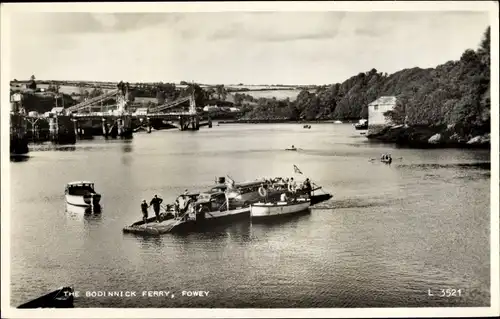 Ak Fowey Cornwall England, The Boddinnick Ferry