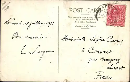 Ak Upper Norwood London England, College Road