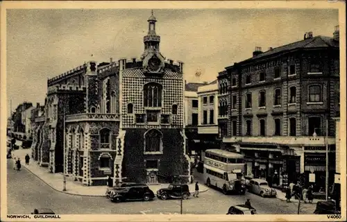 Ak Norwich Norfolk England, Guildhall