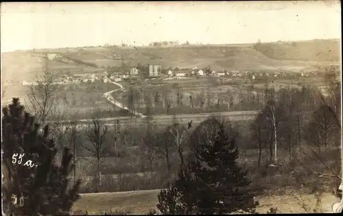 Foto Ak Neuville Saint Vaast Pas de Calais ?, Panorama v. dt. Beobachtungsstand aus, Mai 1916, 1. WK