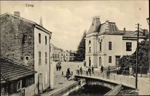 Ak Cirey Meurthe et Moselle, Straßenpartie, deutsche Soldaten, 1. WK