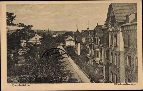 Ak Saarbrücken im Saarland, Zähringer Straße