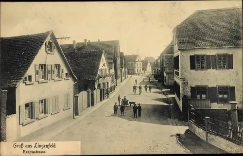 Ak Lingenfeld in der Pfalz, Hauptstraße