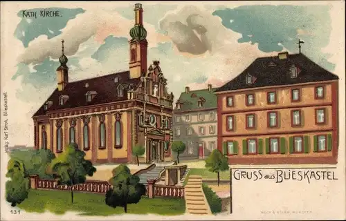 Künstler Litho Blieskastel im Saarland, Katholische Kirche