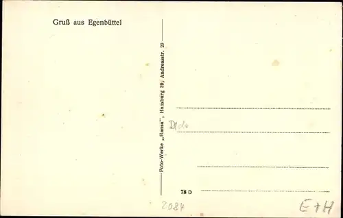 Ak Egenbüttel Rellingen in Holstein, Restaurant zur hohlen Eiche, Kuhweide