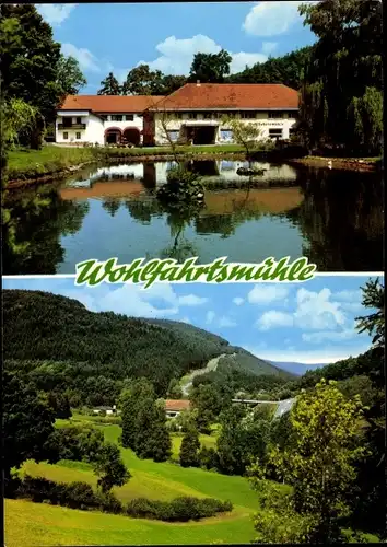 Ak Hardheim im Odenwald Baden, Waldhotel Wohlfahrtsmühle