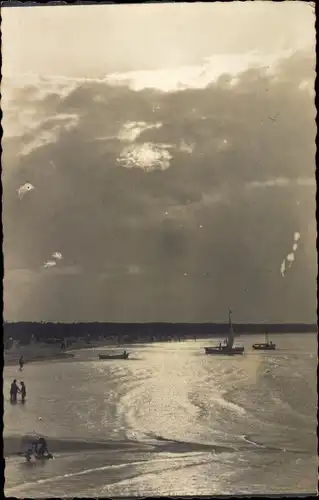 Foto Ak Ostseebad Prerow auf dem Darß, aufziehendes Wetter