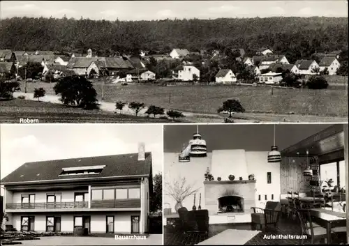 Ak Robern Fahrenbach im Odenwald, Gesamtansicht, Ferien auf dem Bauernhof