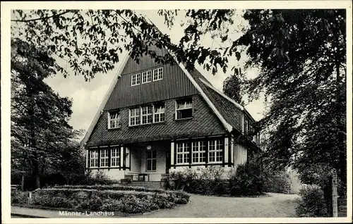 Ak Gütersloh in Westfalen, Männer Landhaus