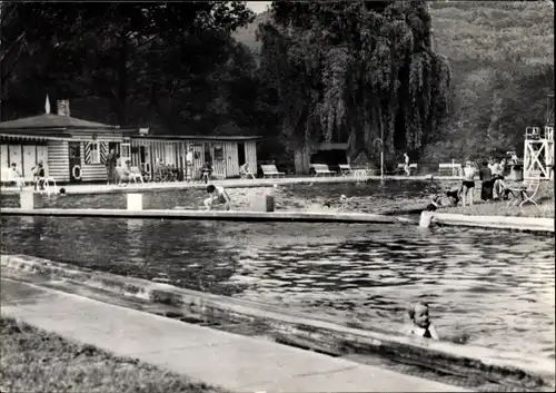 Ak Römhild in Thüringen, Schwimmbad