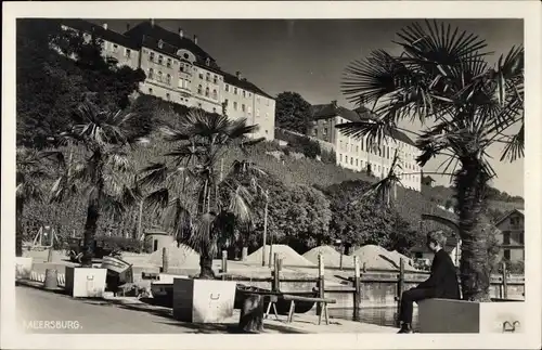 Ak Meersburg am Bodensee, Uferpartie
