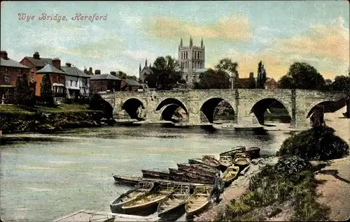 Ak Hereford West Midlands England, Wye Bridge