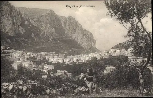 Ak Capri Neapel Campania, Panorama