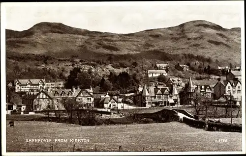 Ak Aberfoyle Schottland, Ortsansicht, From Kirkton