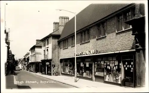 Ak Royston Hertfordshire England, High Street